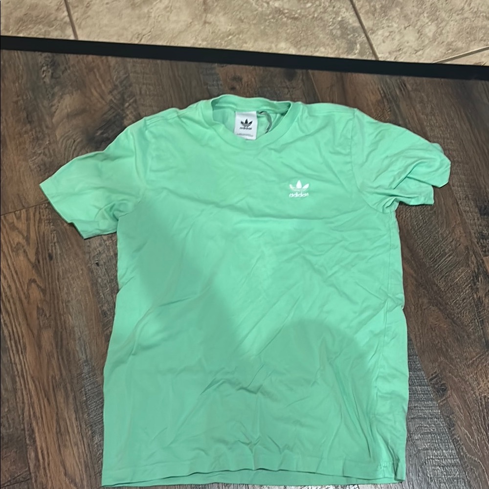 Adidas Men's Mint Green Tee